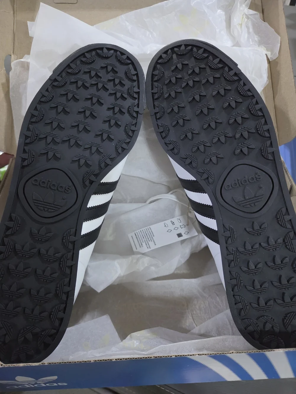 Adidas Samoa White/Black Men's SIZE 11.5 Sneakers